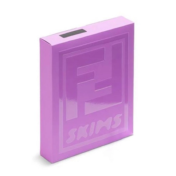 🎉 HOST PICK 🎉 🖤💜 FENDI x SKIMS Scoop Bralette - 2 Pack - BNIB ✨ - Picture 7 of 16